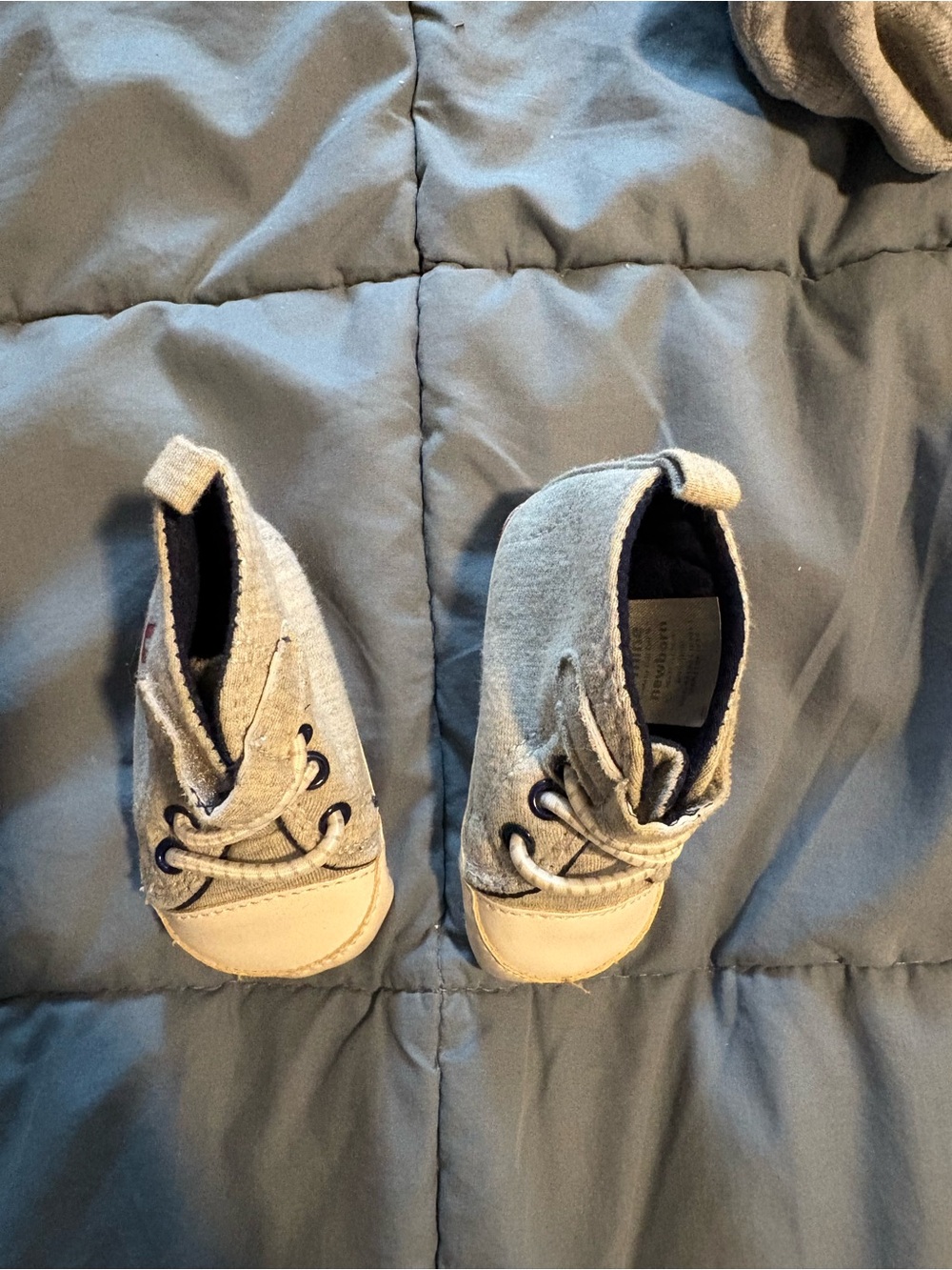 Gray Baby Sneakers newborn NB